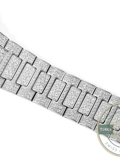 Superclone Nautilus 7118/1450G-001 Patek Philippe “Ladies Automatic” 35.2 mm, White gold - Swiss-Made Clone Watch