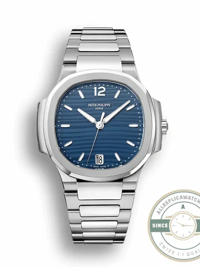 Superclone Nautilus 7118/1A-001 Patek Philippe “Ladies Automatic”. 35.2 mm, Steel, Blue Dial - Swiss Movement Replica Watch