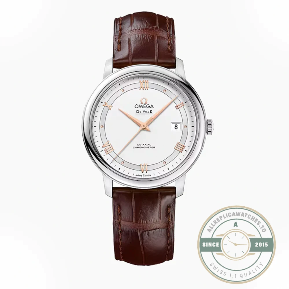 Superclone Omega De Ville Gold 39.5mm 424.13.40.20.02.002 - Top-Tier Swiss Replica Watch