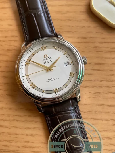 Superclone Omega De Ville Gold 39.5mm 424.13.40.20.02.002 - Affordable Luxury Replica Timepiece