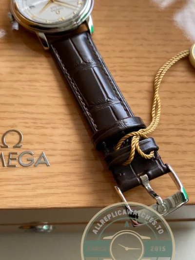 Superclone Omega De Ville Gold 39.5mm 424.13.40.20.02.002 - Affordable Super Clone Watch