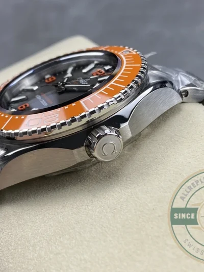 Superclone Omega Planet Ocean 600m ULTRA DEEP, Orange bezel - High-Grade Replica Watch