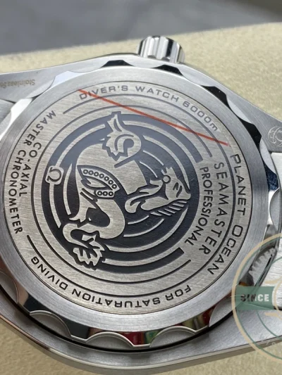 Superclone Omega Planet Ocean 600m ULTRA DEEP, Orange bezel - Budget Luxury Replica Watch
