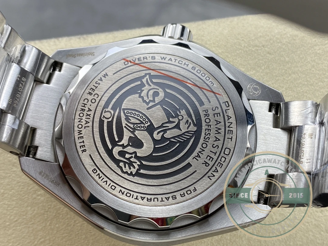 Superclone Omega Planet Ocean 600m ULTRA DEEP, Orange bezel - Budget Luxury Replica Watch
