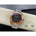 Rubber strap and deployant buckle conforming to the wrist, superclone Omega Ultra Deep