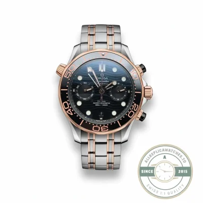 Omega Seamaster Diver 300M chronograph 210.20.44.51.01.001 superclone in 44mm two-tone