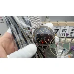 Helium escape valve at ten o'clock on the titanium Seamaster Diver 300M replica