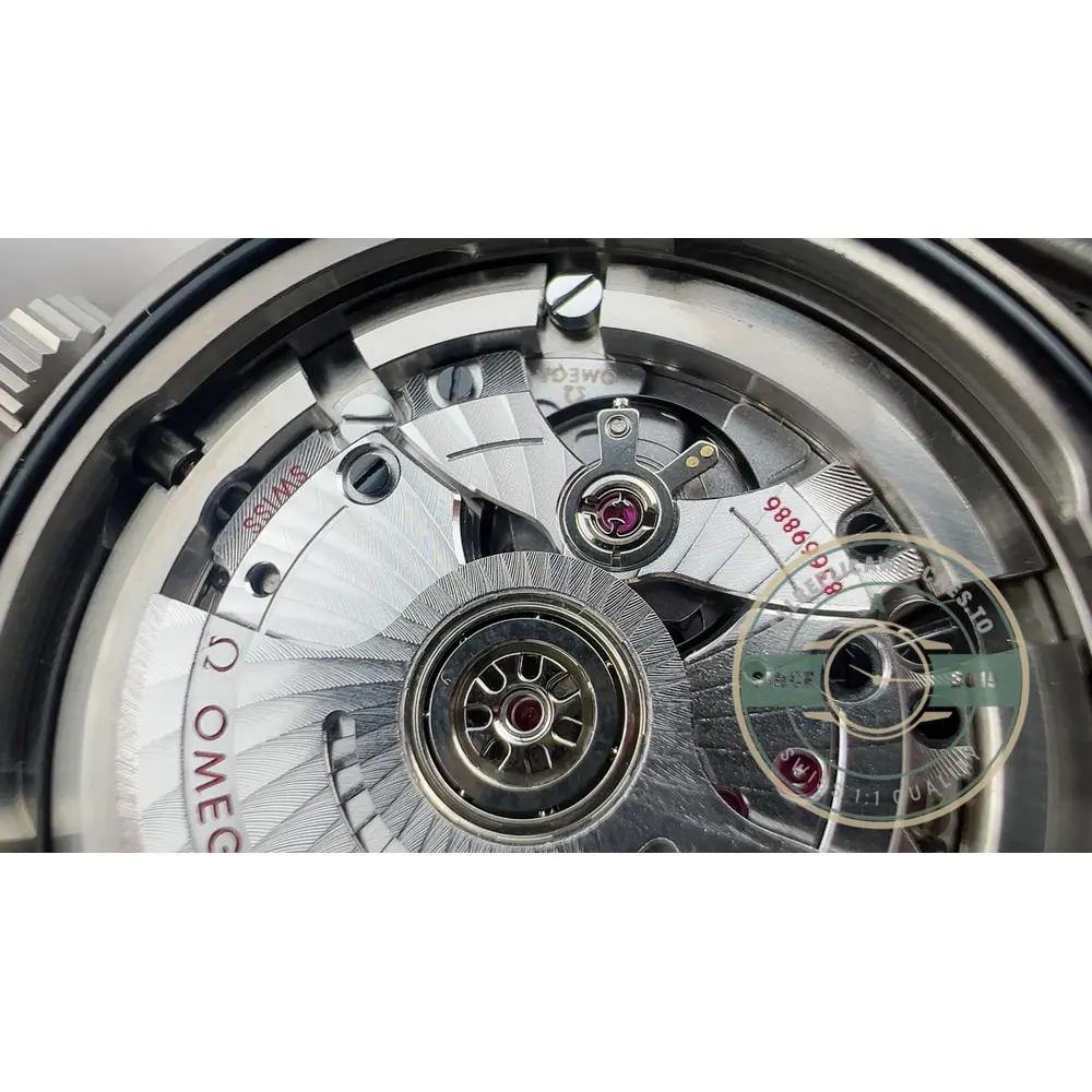 Matte brushed finish across the whole 42mm titanium case, Seamaster Diver 300M clone