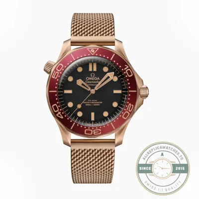 Omega Seamaster Diver 300M 210.90.42.20.01.003 superclone in sandblasted grade 5 titanium