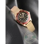 Clone VS8800 winding to a 48-hour reserve in this titanium Omega Seamaster dive watch