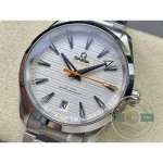 Sapphire crystal coated against reflection on both faces, Aqua Terra clone, 41mm steel