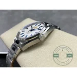 Rated to 150 metres of water resistance, the 42mm silver-dial Omega Aqua Terra clone