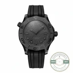 Superclone Omega Seamaster Diver 300M 44mm 210.92.44.20.01.003 on an integrated rubber strap