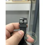 Domed sapphire crystal on the oversized rubber-strap Diver 300M clone