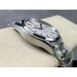 Replica Omega Aqua Terra 42mm with a 48-hour running reserve, shown at a wrist angle