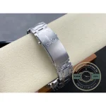 Two-tone bracelet with polished rose gold centre links, Omega Seamaster chronograph superclone