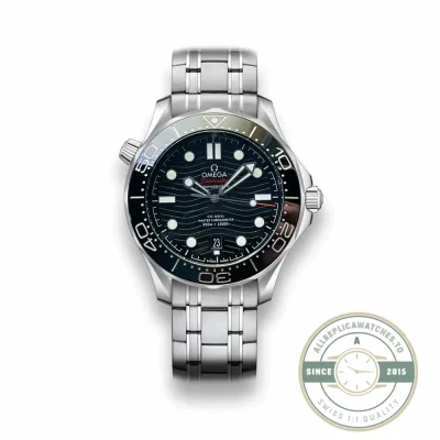 Super clone Omega Seamaster Diver 300M black dial 42mm 210.30.42.20.01.001 in steel