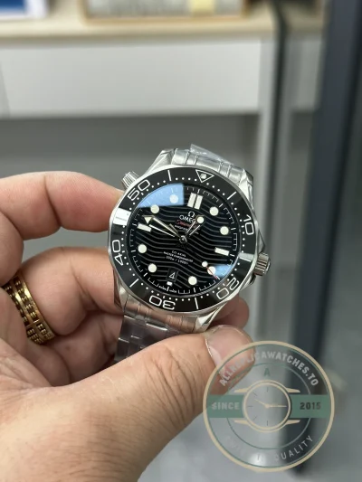 Superclone Omega Seamaster Black Dial 42mm 210.30.42.20.01.001 - Swiss-Made Clone Watch