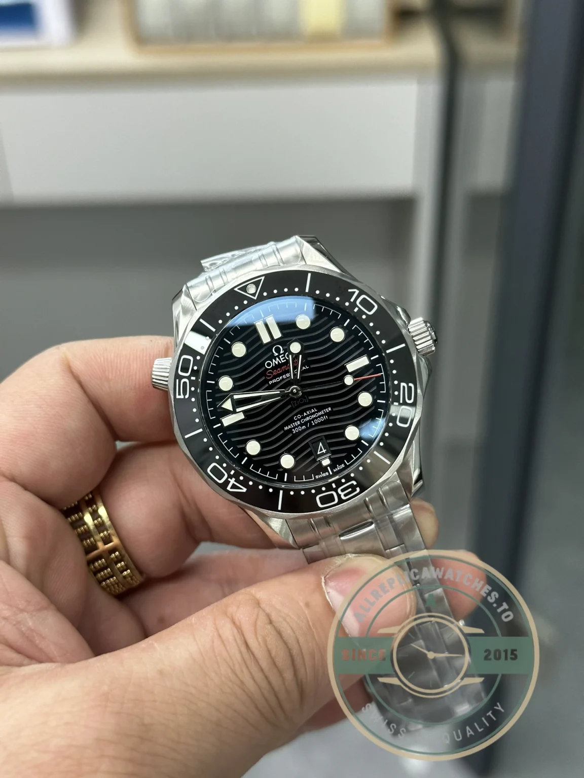 Superclone Omega Seamaster Black Dial 42mm 210.30.42.20.01.001 - Luxury Replica Watch