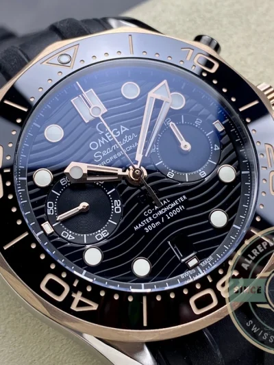 Superclone Omega Seamaster Black Dial 44mm 210.20.44.51.01.001 - Budget Luxury Replica Watch
