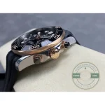Helium escape valve at 10 o'clock on the two-tone Omega Seamaster Diver 300M clone