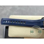 Rubber strap taking weight off the 44mm case, clone Omega Seamaster Diver 300M chronograph