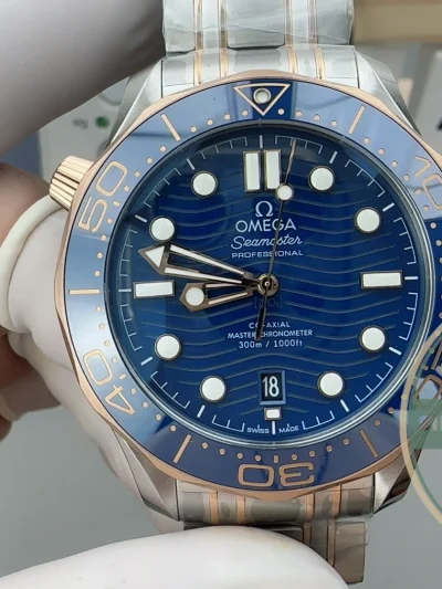 Superclone Omega Seamaster Blue Dial 210.20.42.20.03.002 - 1:1 Swiss Replica Watch