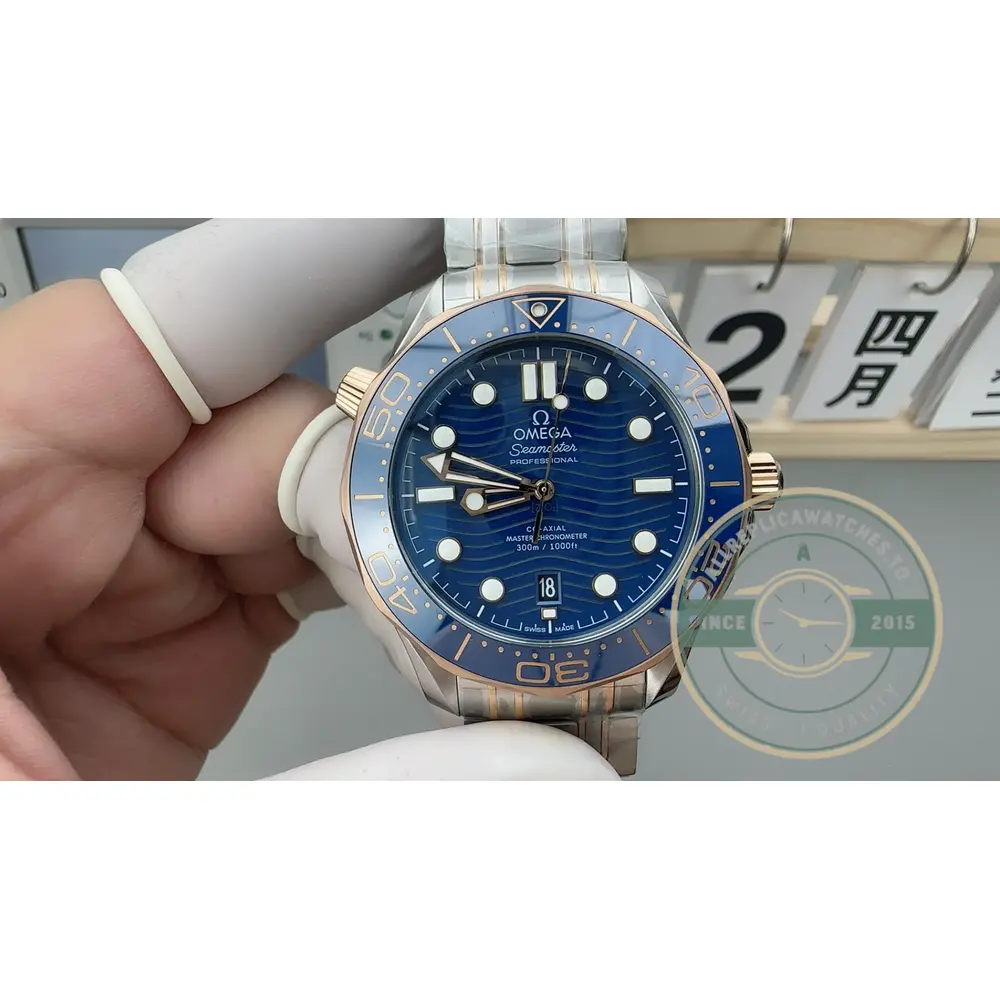 Superclone Omega Seamaster Blue Dial 210.20.42.20.03.002 - 1:1 Swiss Replica Watch