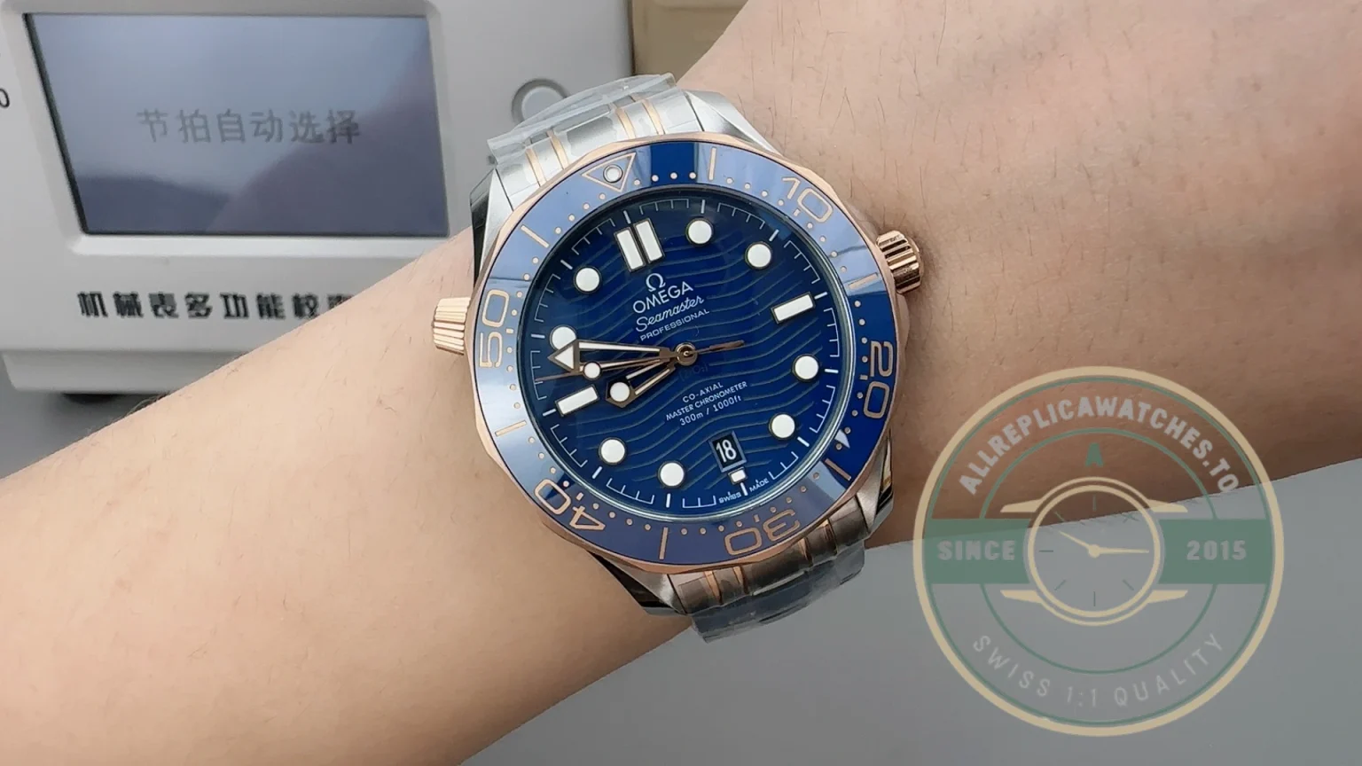 Superclone Omega Seamaster Blue Dial 210.20.42.20.03.002 - Budget Luxury Replica Watch