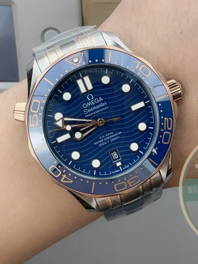 Superclone Omega Seamaster Blue Dial 210.20.42.20.03.002 - Budget Luxury Replica Watch