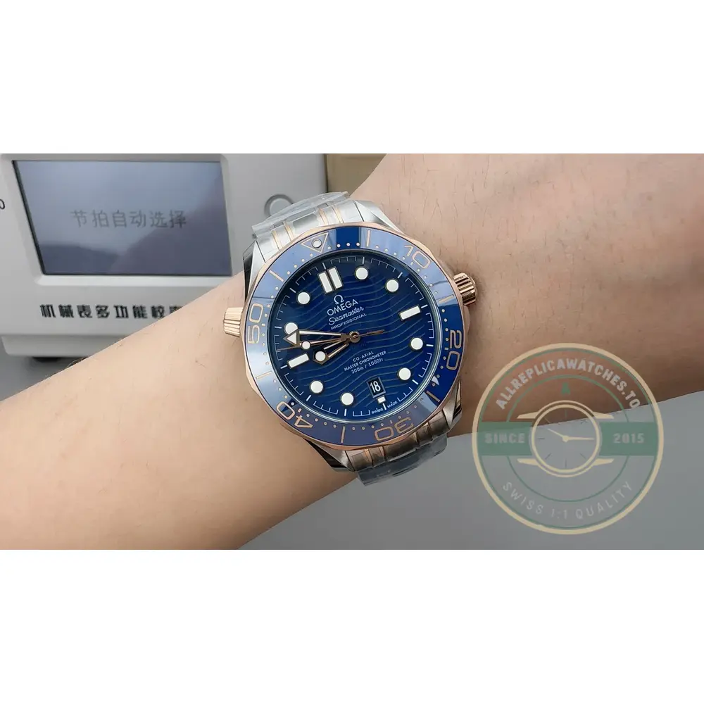Superclone Omega Seamaster Blue Dial 210.20.42.20.03.002 - Budget Luxury Replica Watch