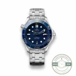 Superclone Omega Seamaster Diver 300M blue dial 212.30.41.20.03.001, 41mm steel case