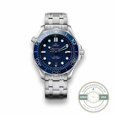 Superclone Omega Seamaster Diver 300M blue dial 212.30.41.20.03.001, 41mm steel case