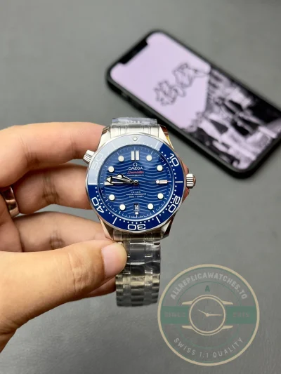 Superclone Omega Seamaster Blue Dial 212.30.41.20.03.001 - Affordable Super Clone Watch