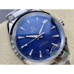 Replica Omega Aqua Terra 41mm with a 48-hour reserve, rhodium indices catching light