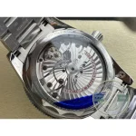 Blue sunburst shifting deep navy to cobalt on the super clone Omega Seamaster 300 dial