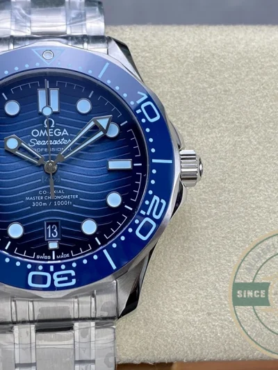 Superclone Omega Seamaster Blue Dial 42mm 210.30.42.20.03.003 - 1:1 Swiss Replica Watch