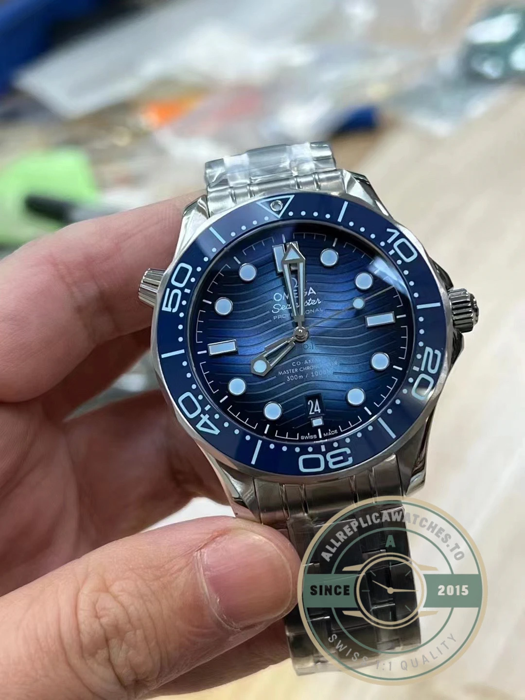 Superclone Omega Seamaster Blue Dial 42mm 210.30.42.20.03.003 - Affordable Super Clone Watch