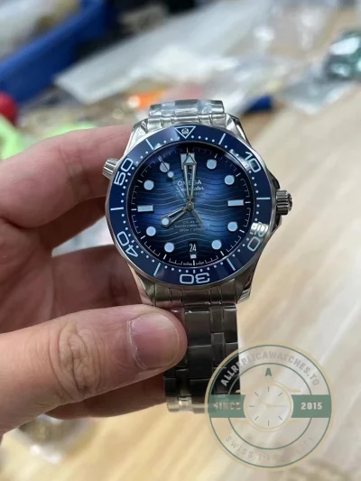 Superclone Omega Seamaster Blue Dial 42mm 210.30.42.20.03.003 - Swiss Movement Replica Watch