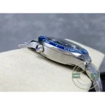 Steel bracelet with adjustable clasp for warm days, super clone Omega Diver 300M blue dial