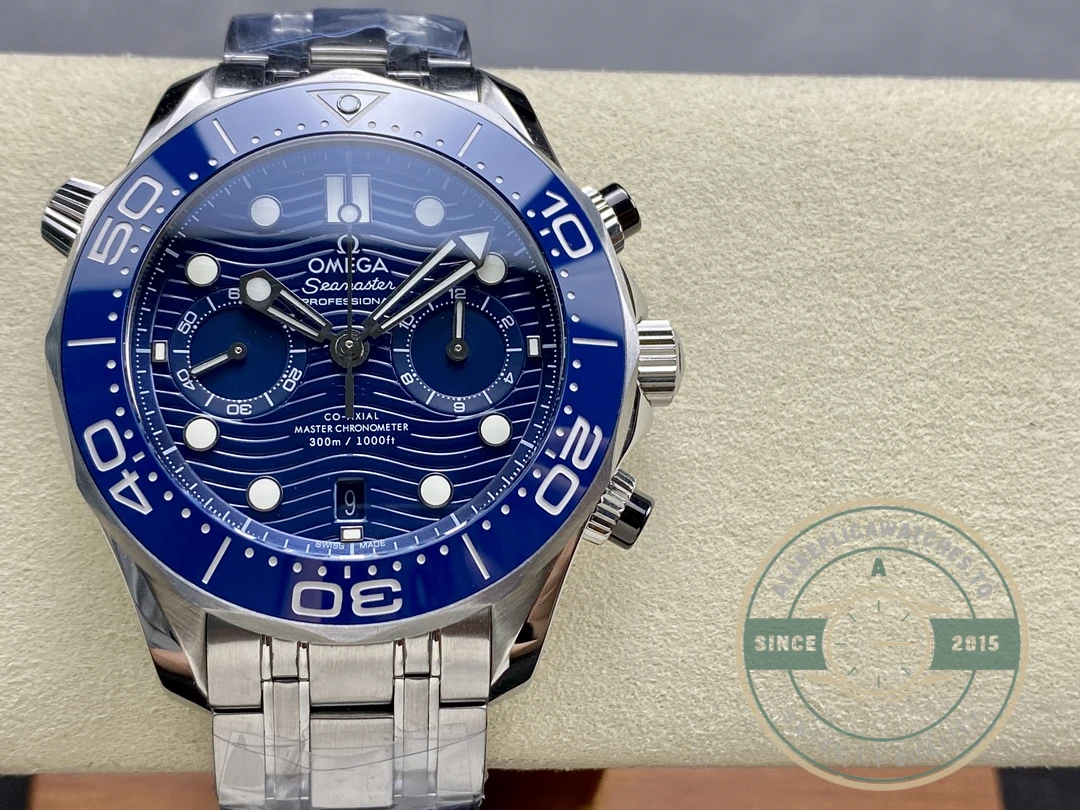 Superclone Omega Seamaster Blue Dial 44mm 210.30.44.51.03.001 - Affordable Super Clone Watch