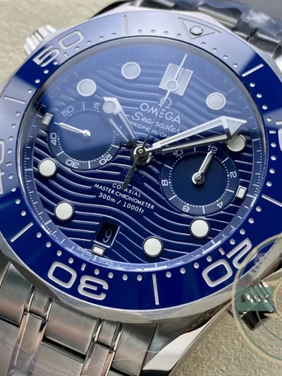 Superclone Omega Seamaster Blue Dial 44mm 210.30.44.51.03.001 - 1:1 Swiss Replica Watch