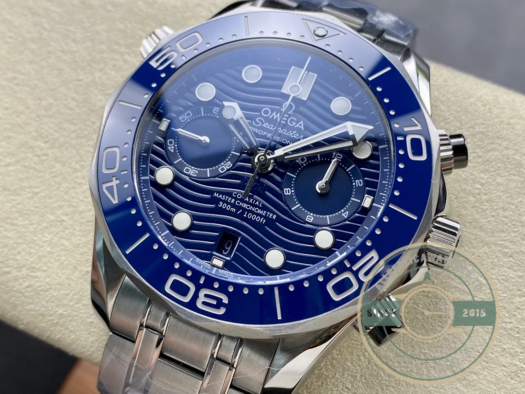 Superclone Omega Seamaster Blue Dial 44mm 210.30.44.51.03.001 - 1:1 Swiss Replica Watch