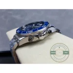 Steel bracelet and adjustable diver's clasp on this Omega Diver 300M clone, tool-free fit