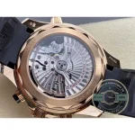Pusher guards and crown placement of the Omega Diver 300M chronograph clone, purpose-built geometry