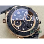 Column-wheel chronograph action of the super clone 9900, start-stop-reset without cam pushback