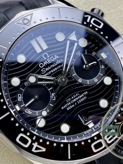 Superclone Omega Seamaster Chronograph Black 210.30.44.51.01.001 - Top-Tier Swiss Replica Watch