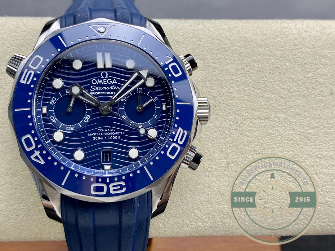 Superclone Omega Seamaster Chronograph Blue 210.30.44.51.03.001 - Swiss-Made Clone Watch