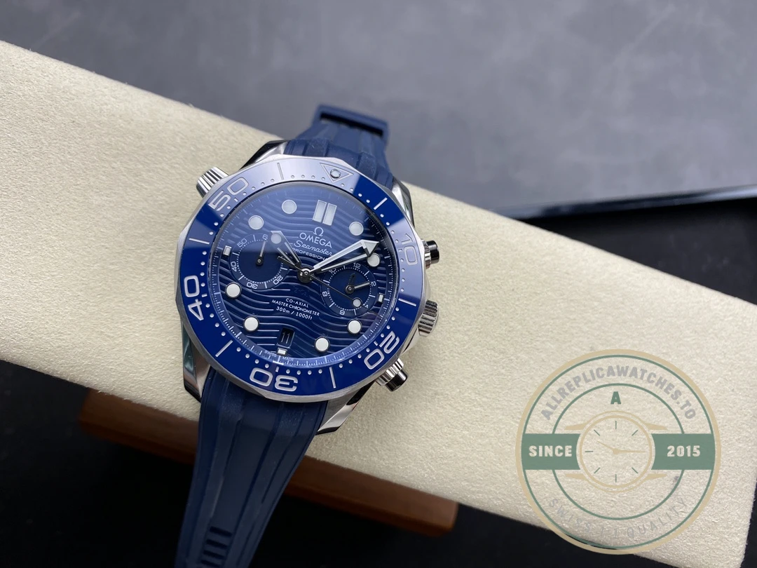 Superclone Omega Seamaster Chronograph Blue 210.30.44.51.03.001 - Affordable Super Clone Watch