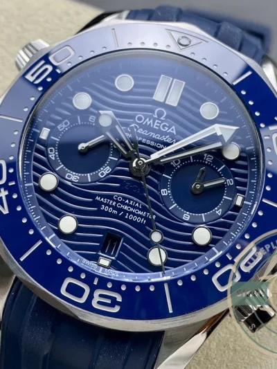 Superclone Omega Seamaster Chronograph Blue 210.30.44.51.03.001 - Premium Super Clone Watch